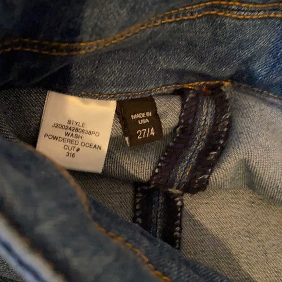 VERONICA BEARD Ember Wide Leg Jean Powdered Ocean - Picture 8 of 12